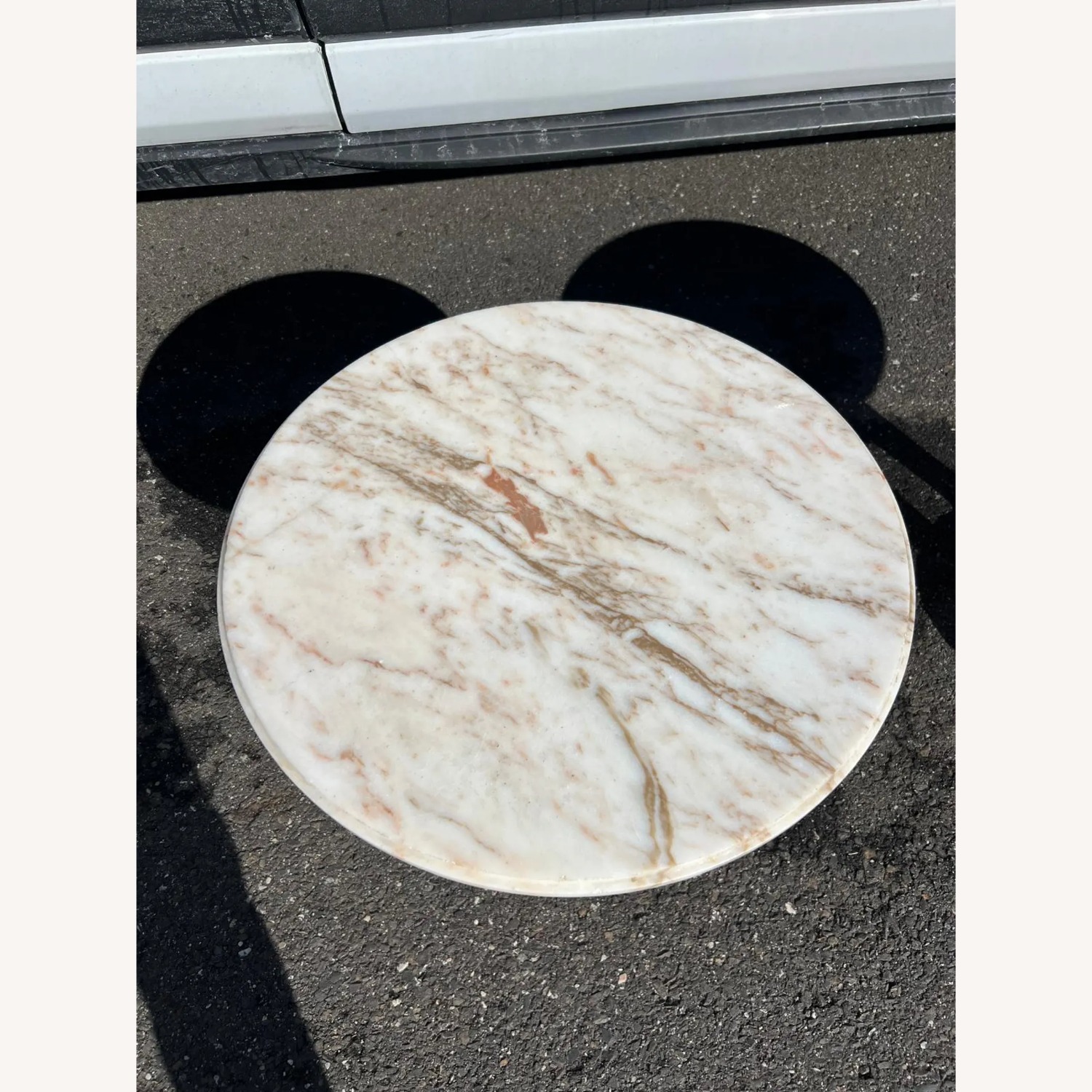 Pair of Vintage Art Marble-Top Side Tables - image-5