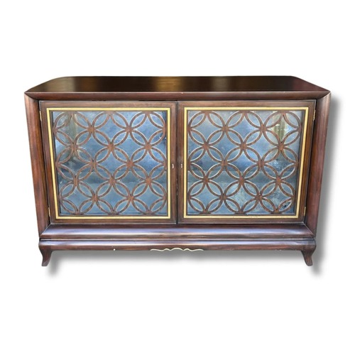 Used Maitland Smith Gilded Mirrored Cabinet for sale on AptDeco