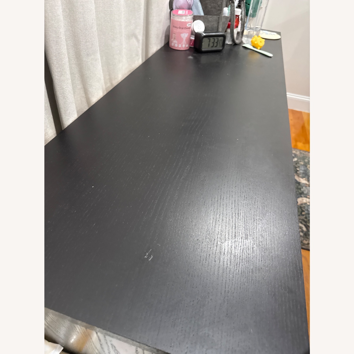 IKEA STORKLINTA Black Wood Dresser - image-3