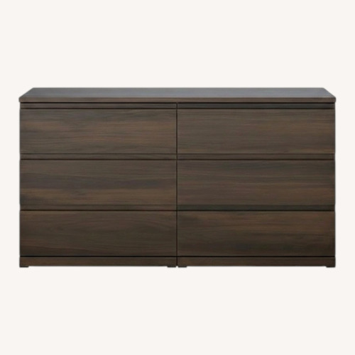 Used IKEA STORKLINTA Black Wood Dresser for sale on AptDeco