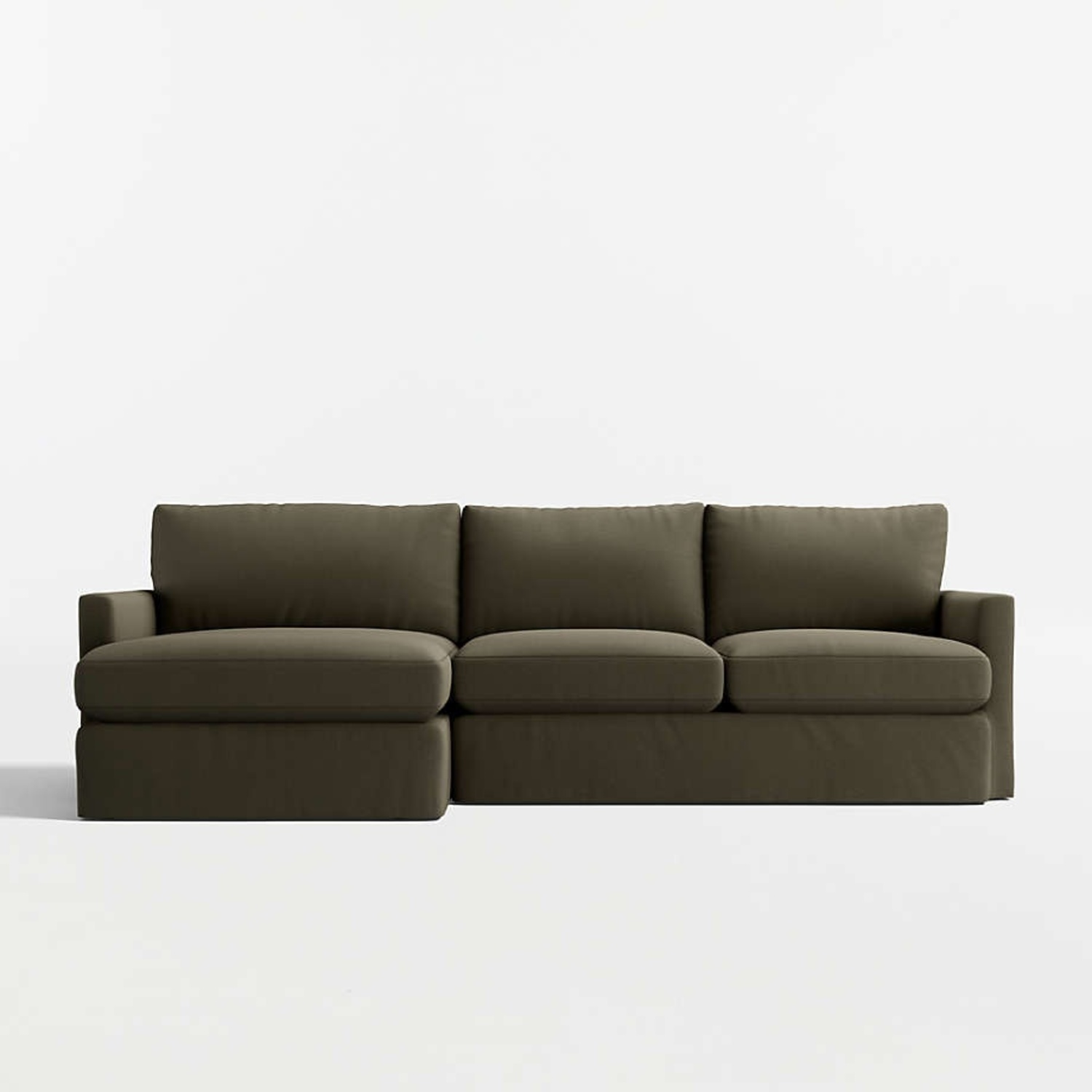 Crate & Barrel Large Gray Couch  - image-6