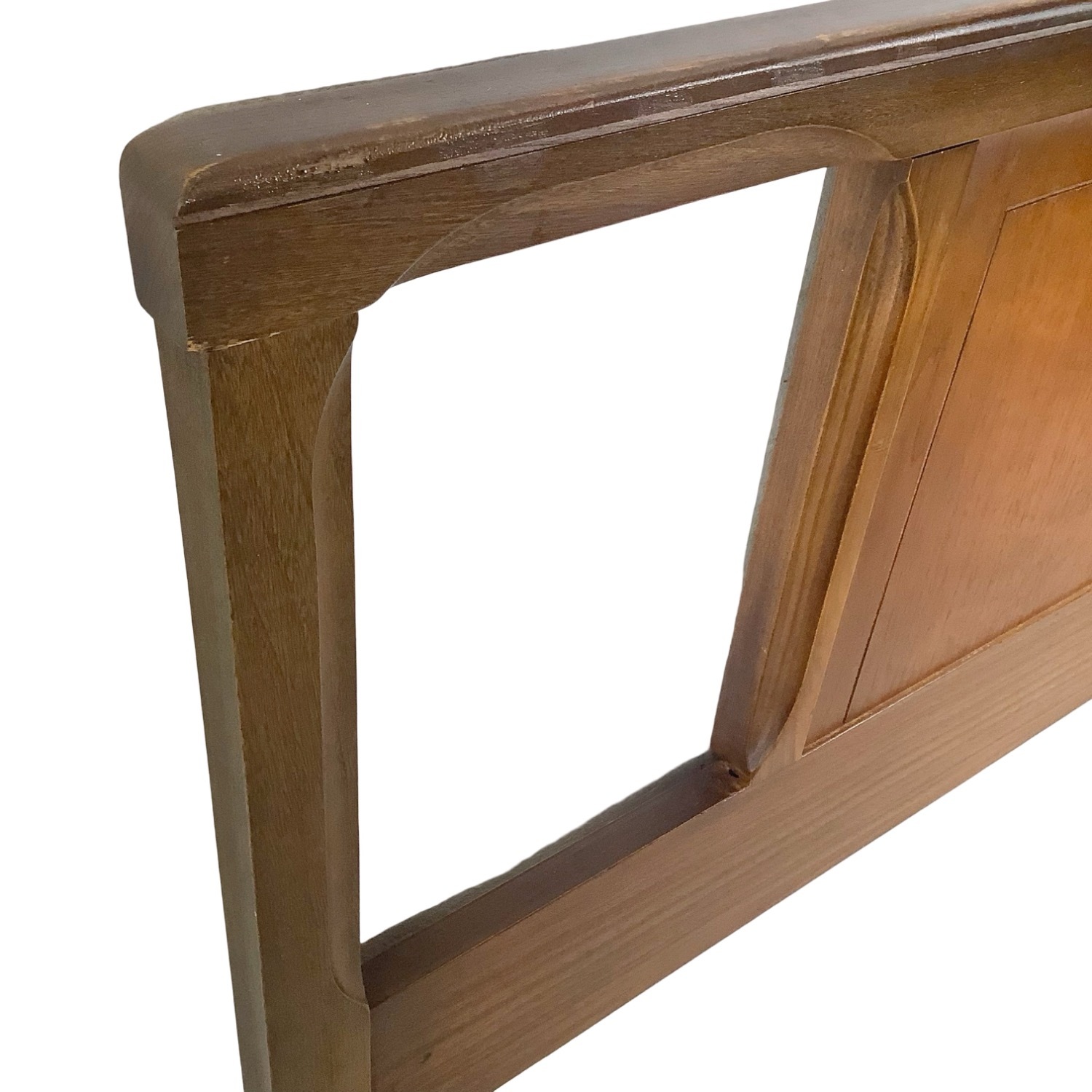MCM Walnut Cutaway Headboard – Full/Queen - image-6