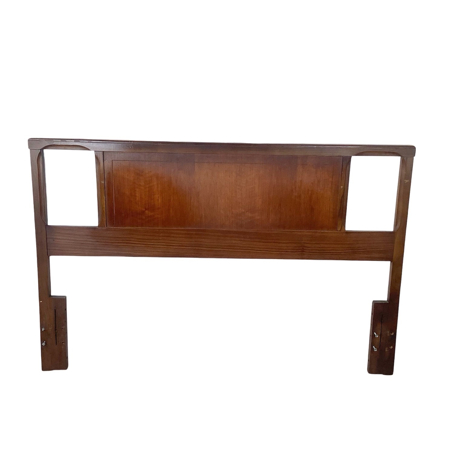 MCM Walnut Cutaway Headboard – Full/Queen - image-1