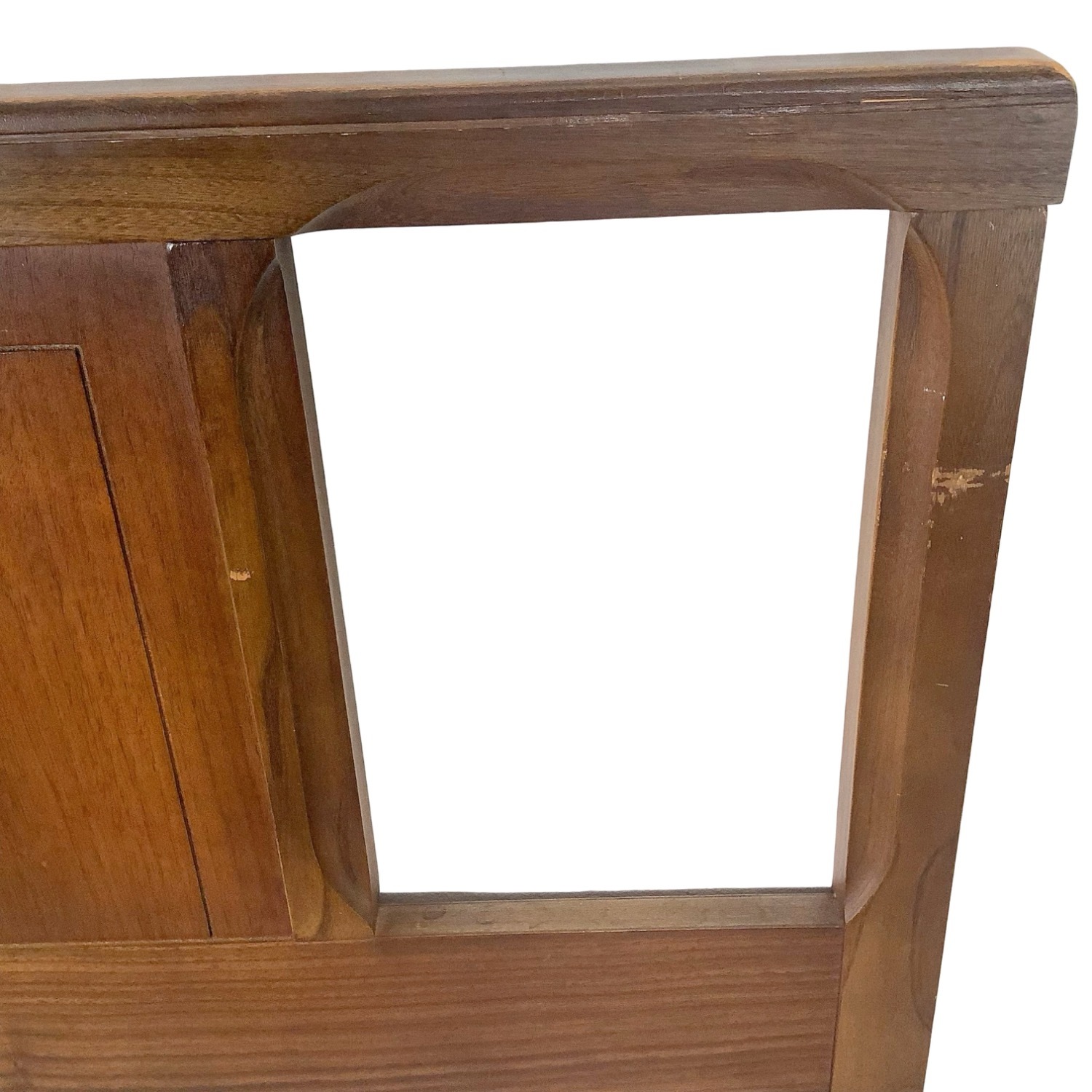 MCM Walnut Cutaway Headboard – Full/Queen - image-5