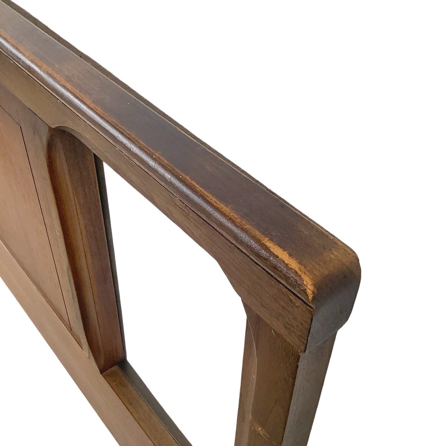 MCM Walnut Cutaway Headboard – Full/Queen - image-7