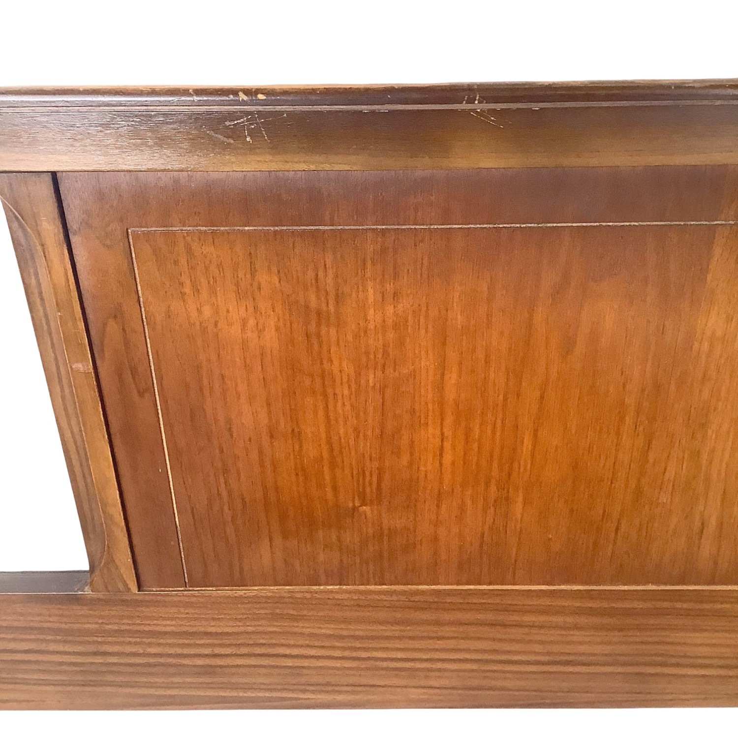 MCM Walnut Cutaway Headboard – Full/Queen - image-3