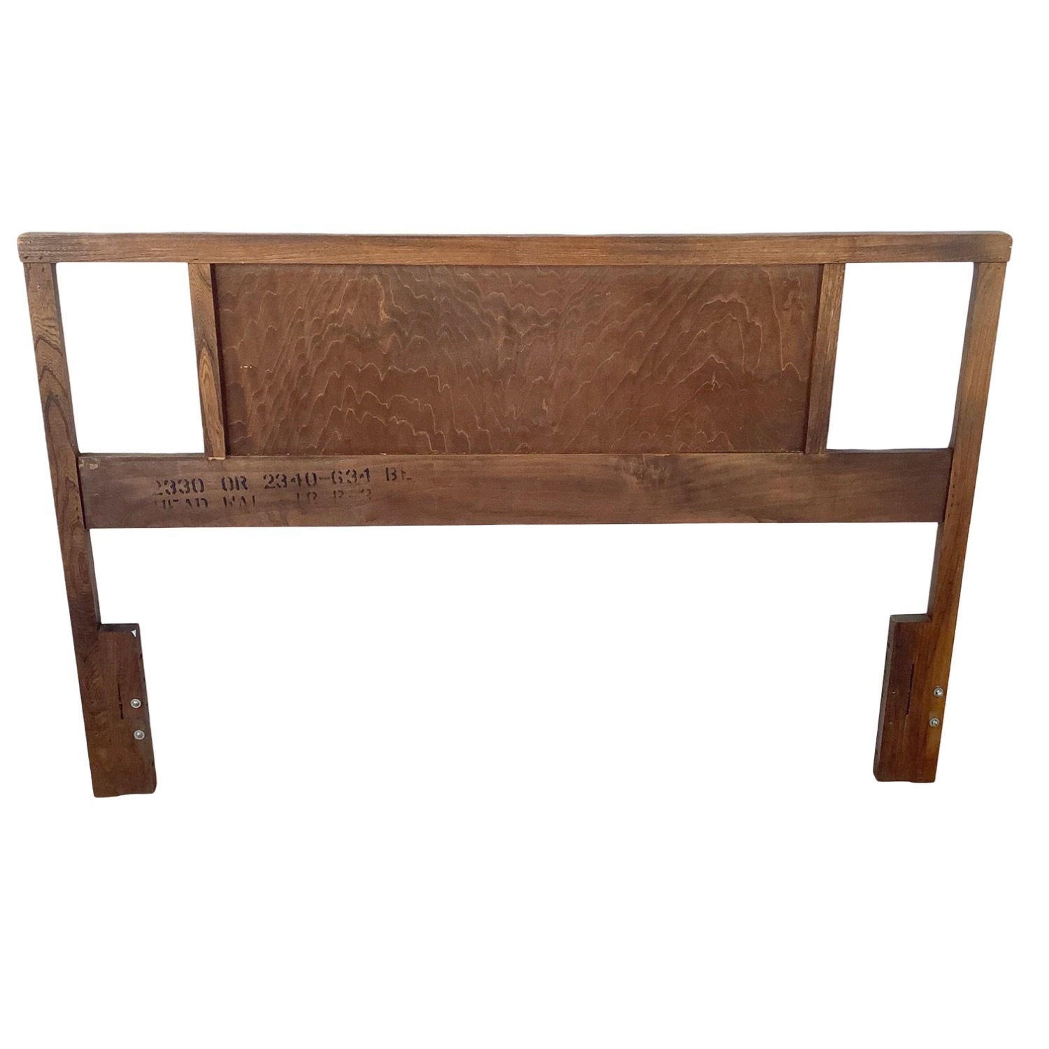 MCM Walnut Cutaway Headboard – Full/Queen - image-14
