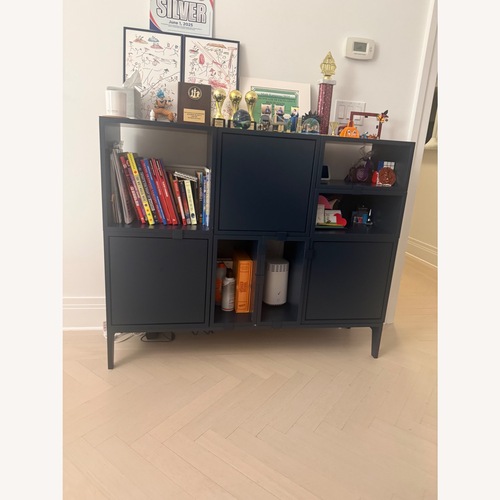 Used Midnight Blue Muuto Stacked Storage System for sale on AptDeco
