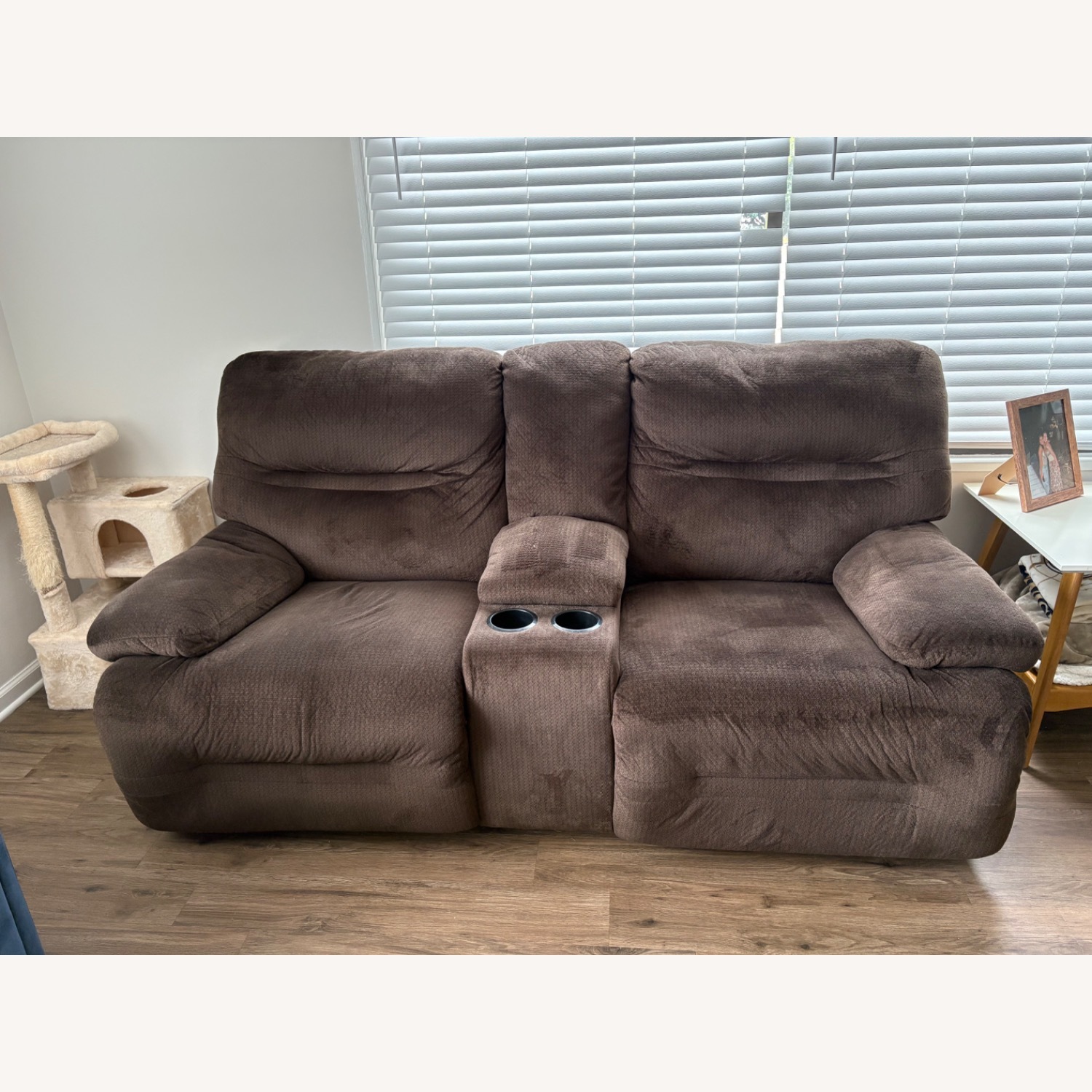 Brown Loveseat Sofa - image-2