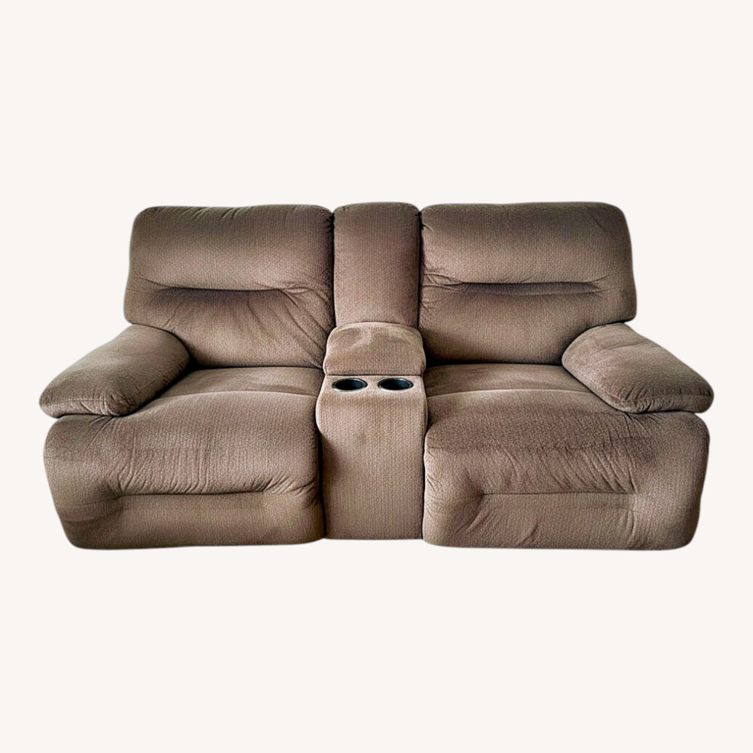Brown Loveseat Sofa - image-0