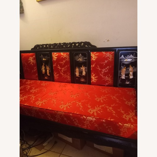 Used Rosewood Chinoseire Sofa for sale on AptDeco