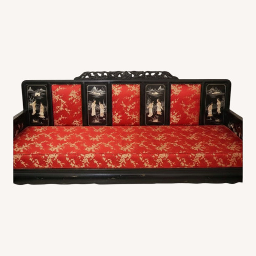 Used Rosewood Chinoseire Sofa for sale on AptDeco