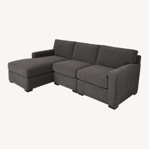 Used Macy's 3-pc Sectional W Ottoman & Pillows for sale on AptDeco