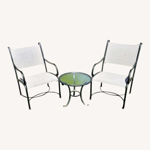 Used Vintage Brown Jordan 3 Piece Patio Set for sale on AptDeco