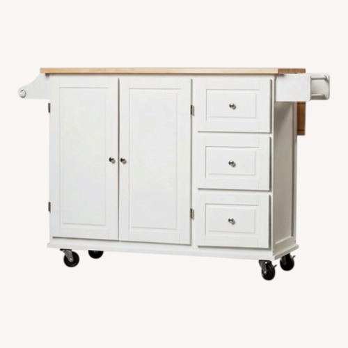 Used Wayfair Hardiman Kitchen Island for sale on AptDeco
