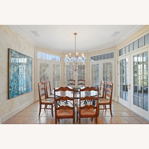 Used 72" Custom Round Dining Table for sale on AptDeco