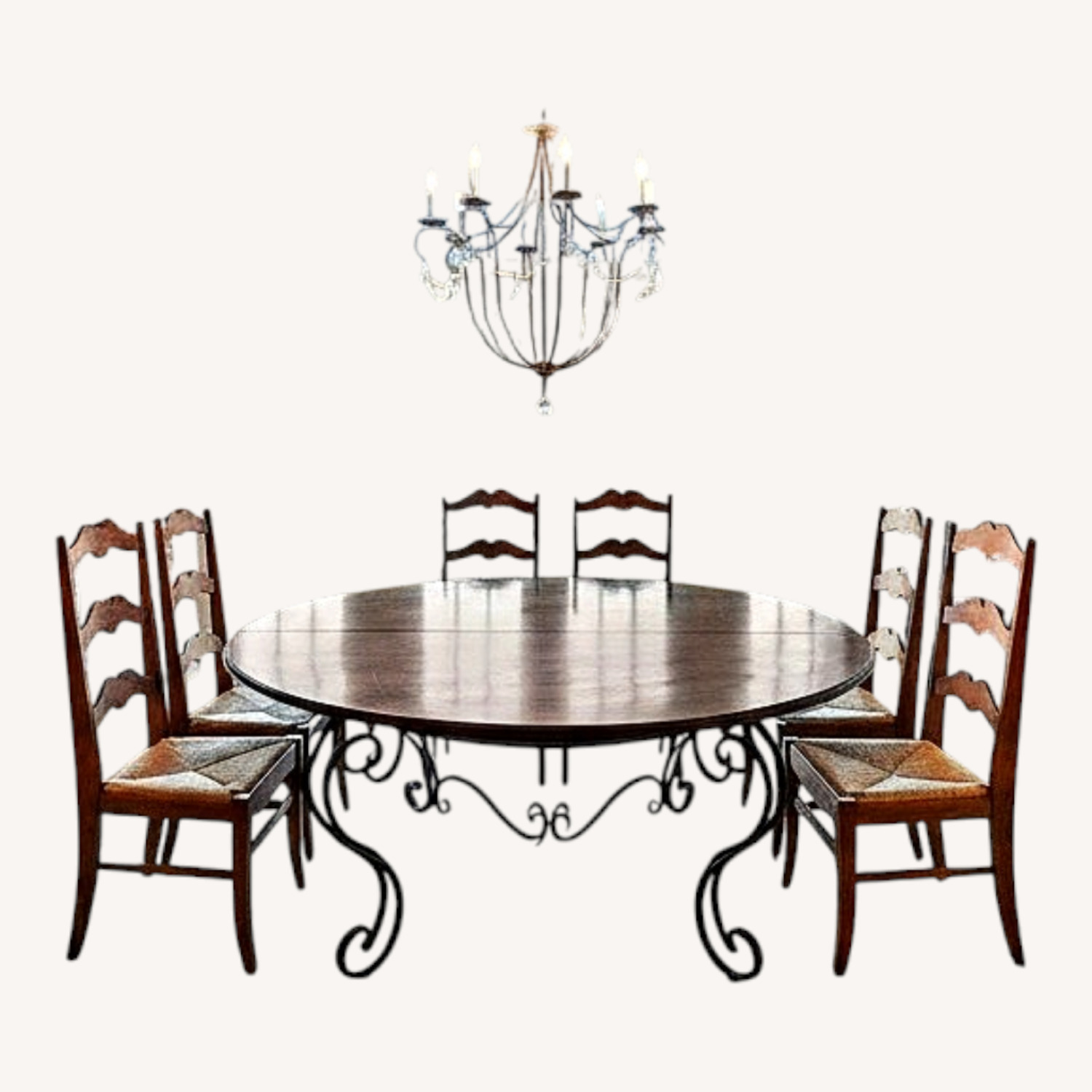 72" Custom Round Dining Table - image-0
