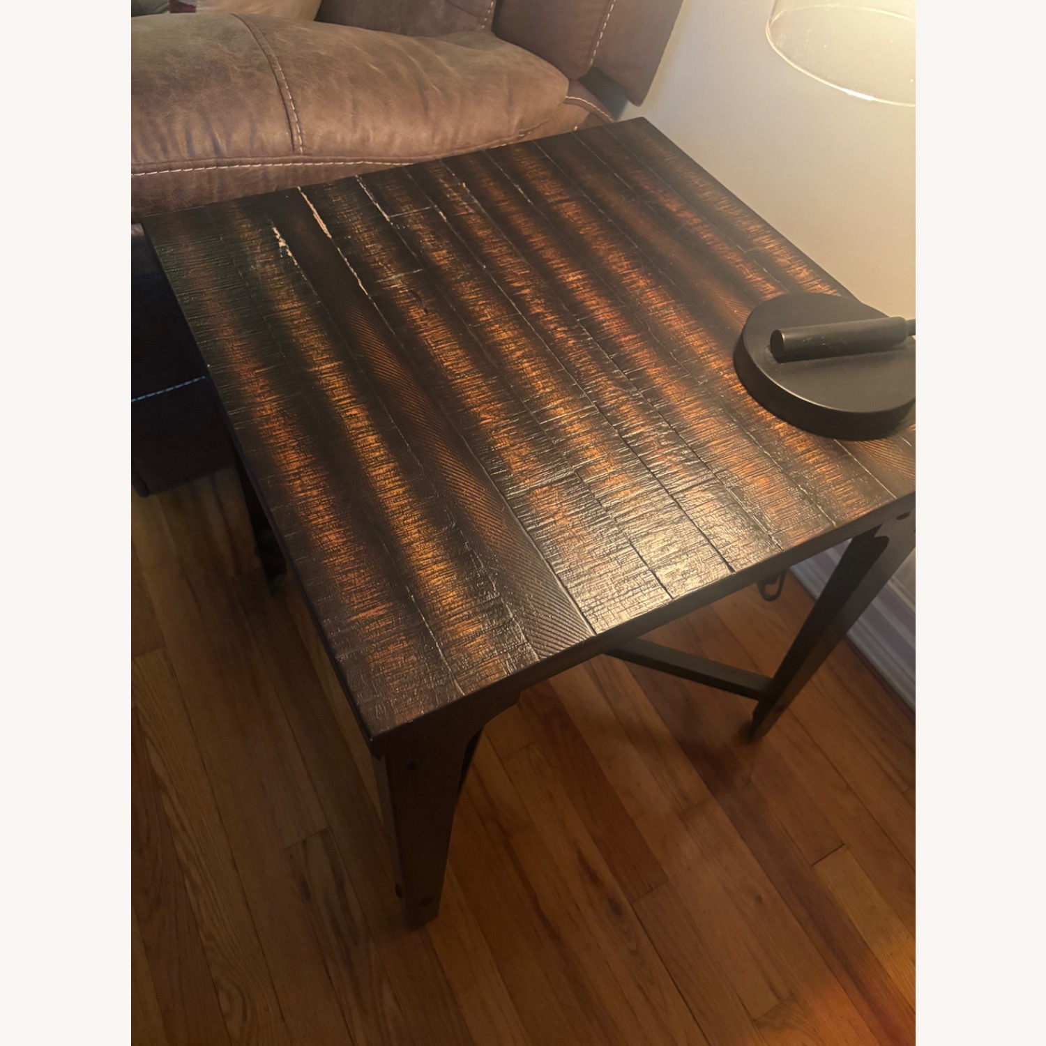 Bob's Discount Furniture Dark Brown Side Table - image-1