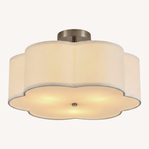 Used Wayfair White Ceiling Lamp for sale on AptDeco