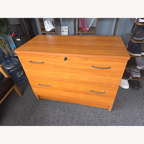 Used Denmark 2 Drawer Lateral File Cabinets x 2 for sale on AptDeco