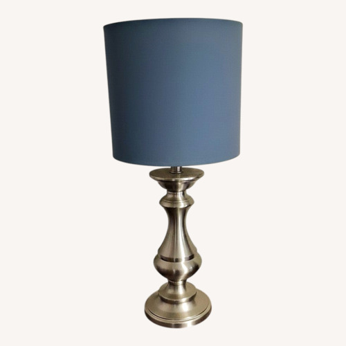 Used At Home Silver Metal Table Lamps for sale on AptDeco