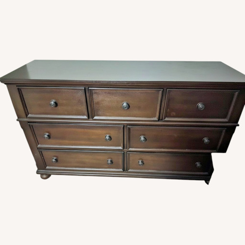 Used Dark Brown Wood Dresser for sale on AptDeco
