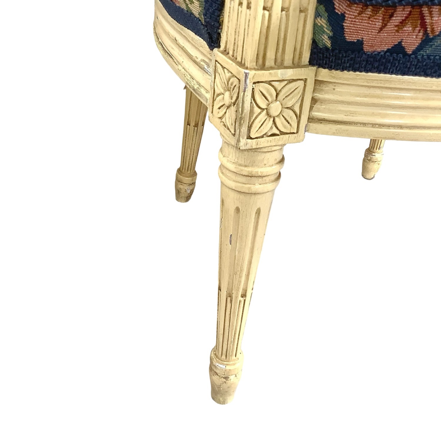 Louis XVI Style Provincial Fauteuil Armchair - image-13