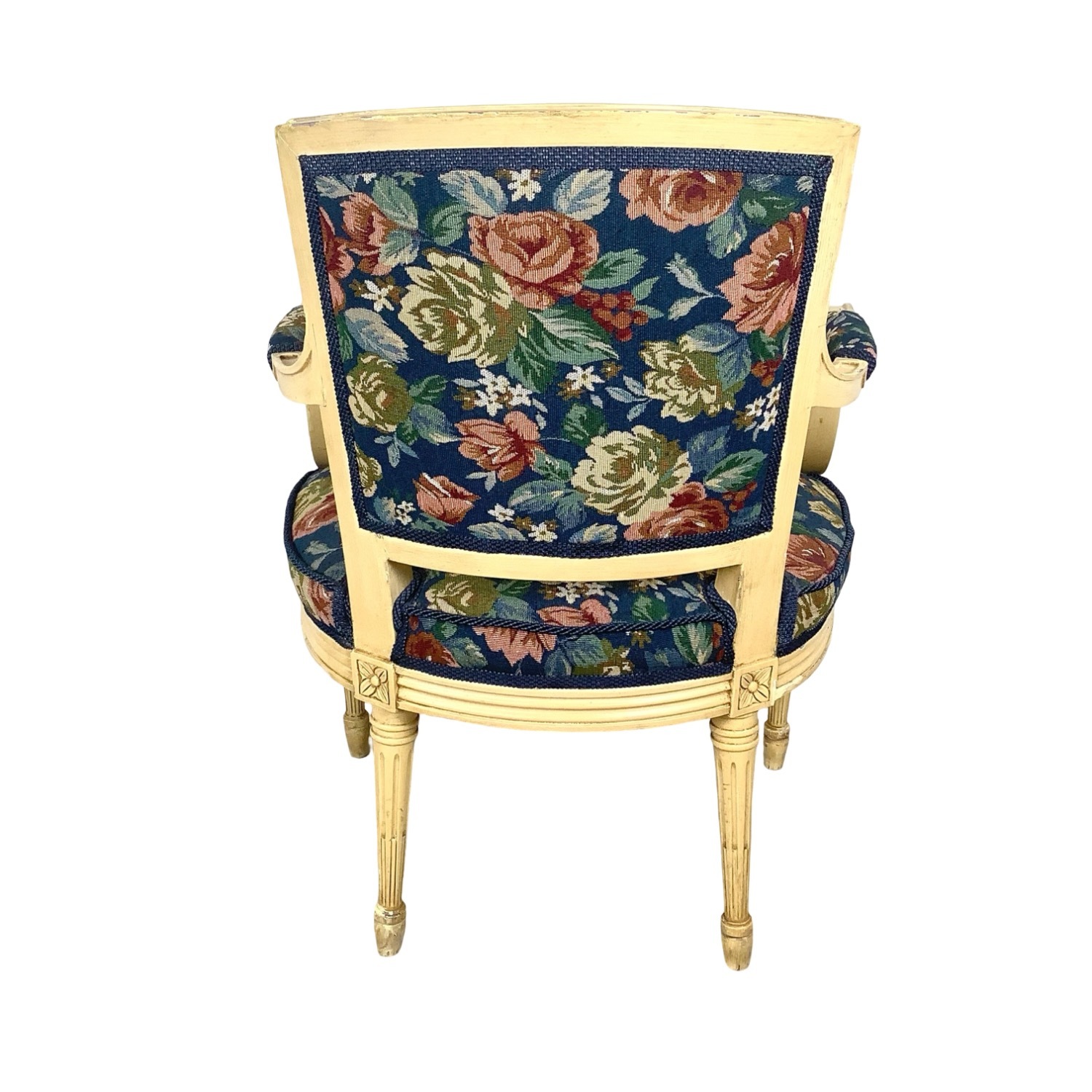 Louis XVI Style Provincial Fauteuil Armchair - image-19
