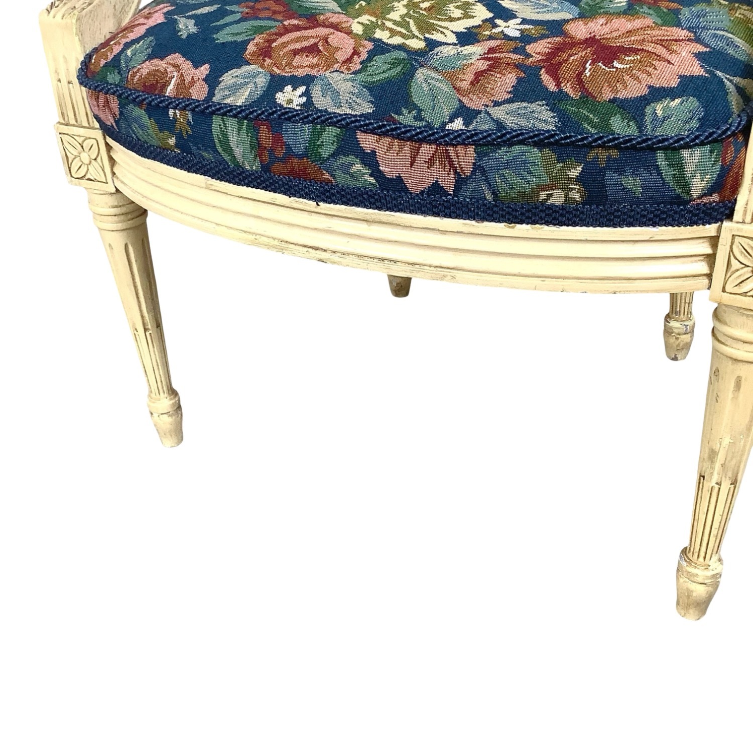 Louis XVI Style Provincial Fauteuil Armchair - image-14