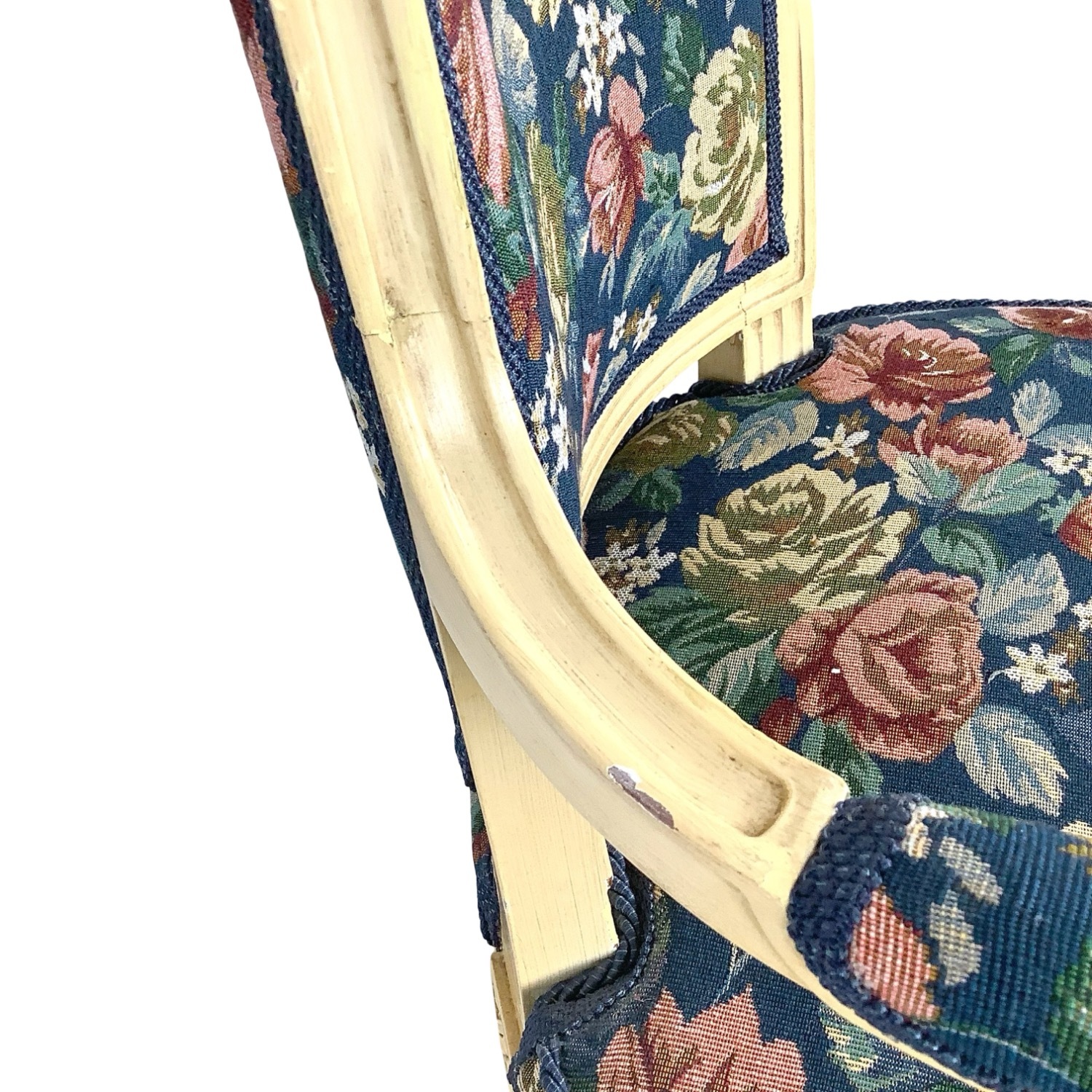 Louis XVI Style Provincial Fauteuil Armchair - image-22