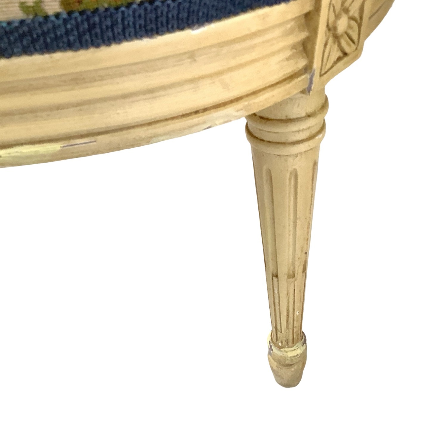 Louis XVI Style Provincial Fauteuil Armchair - image-23