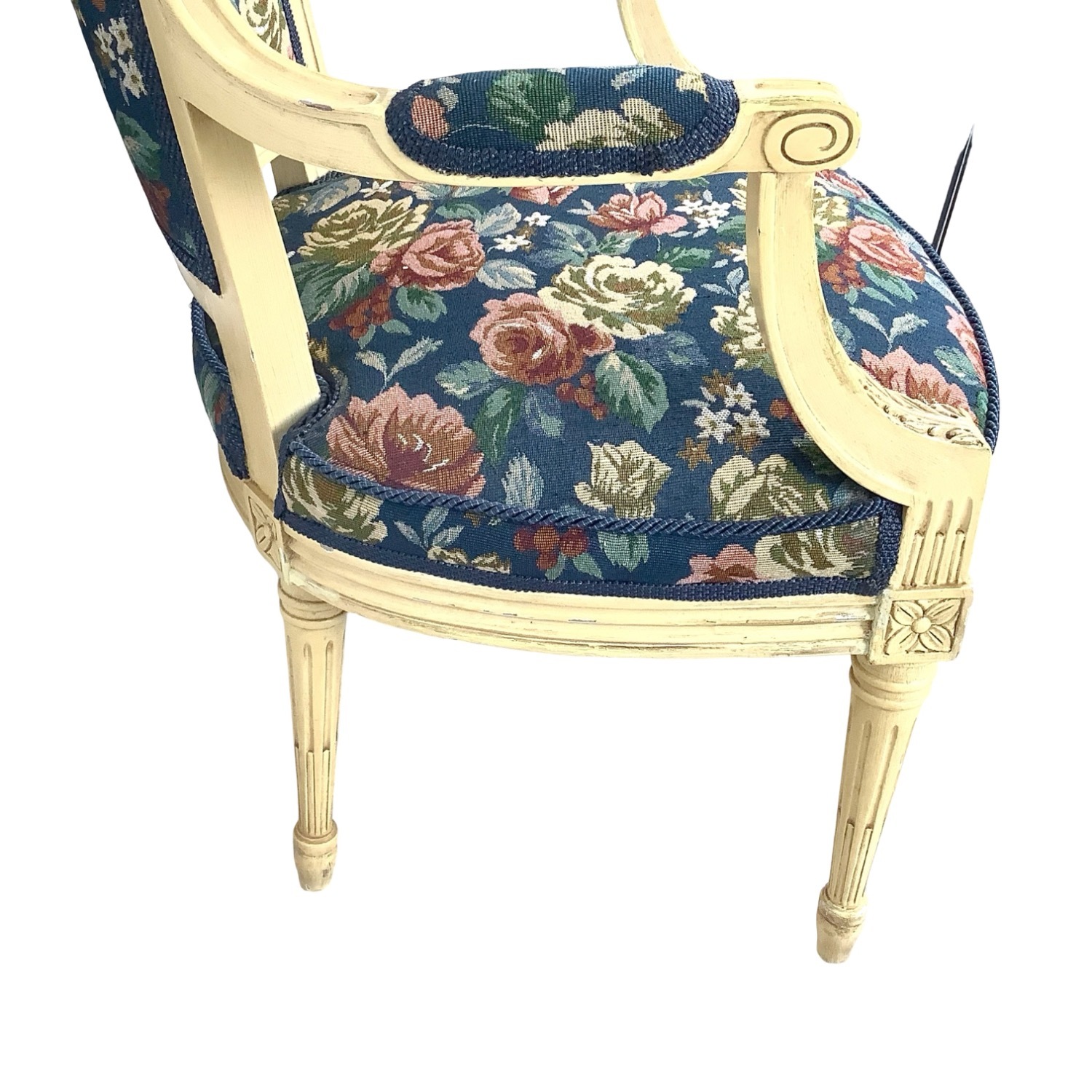 Louis XVI Style Provincial Fauteuil Armchair - image-16