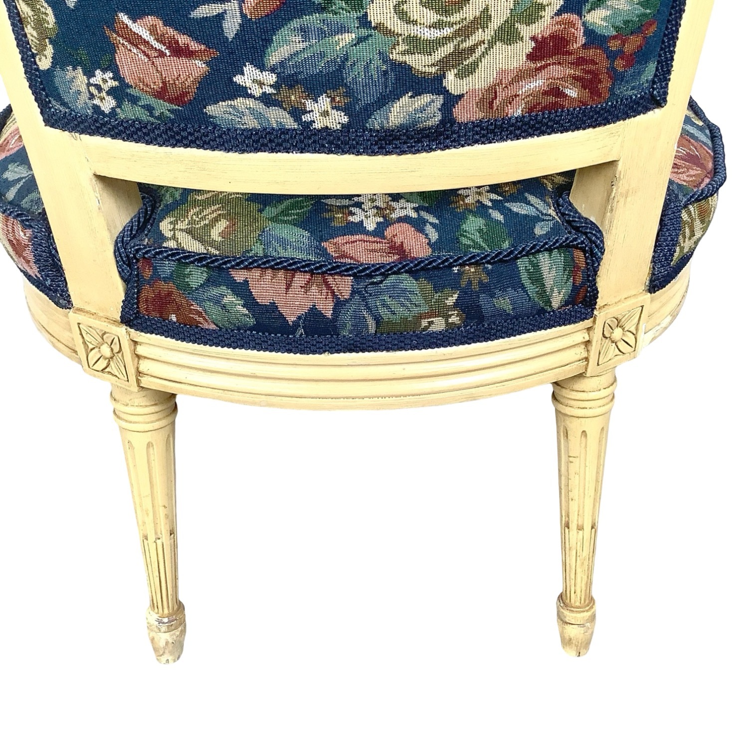 Louis XVI Style Provincial Fauteuil Armchair - image-24