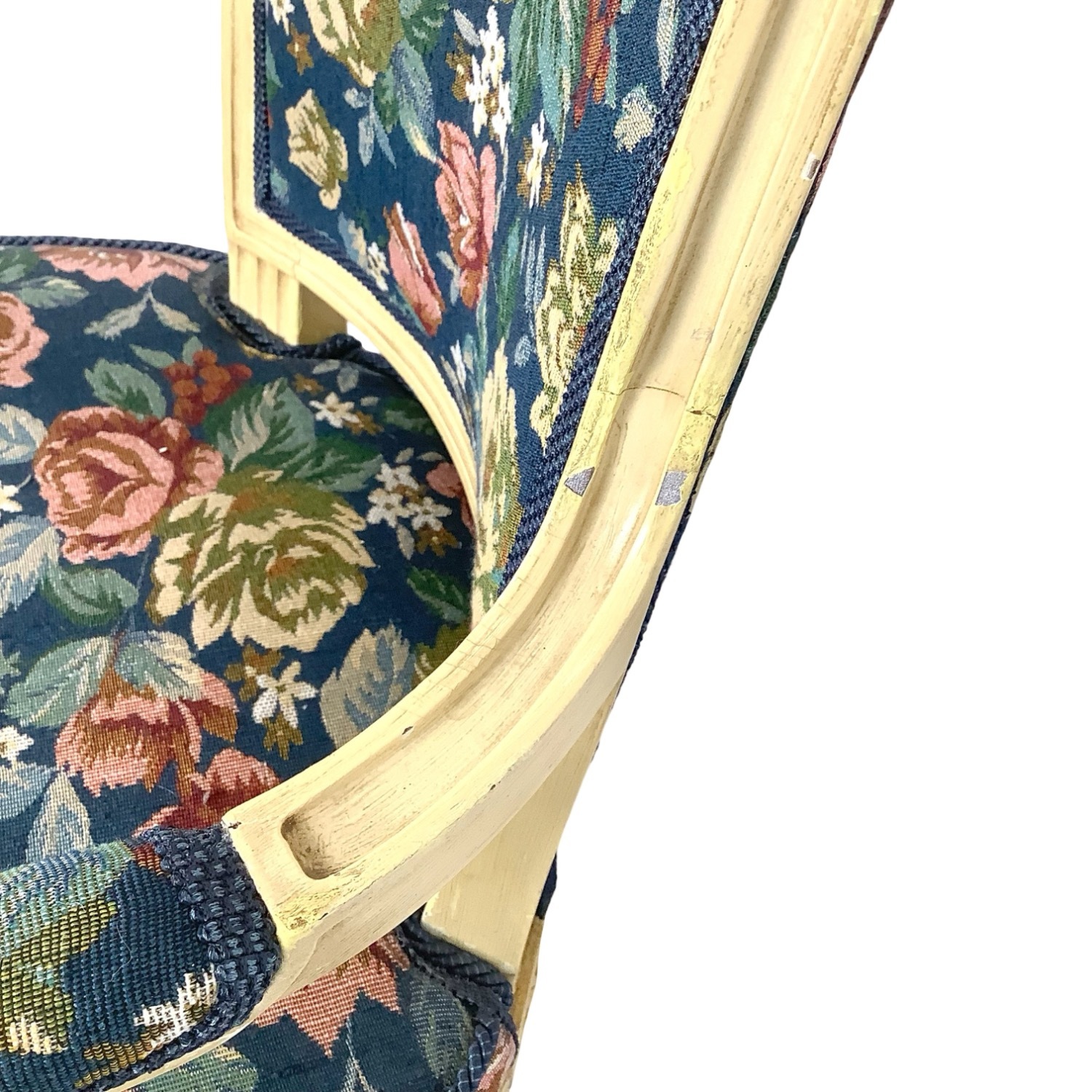 Louis XVI Style Provincial Fauteuil Armchair - image-21