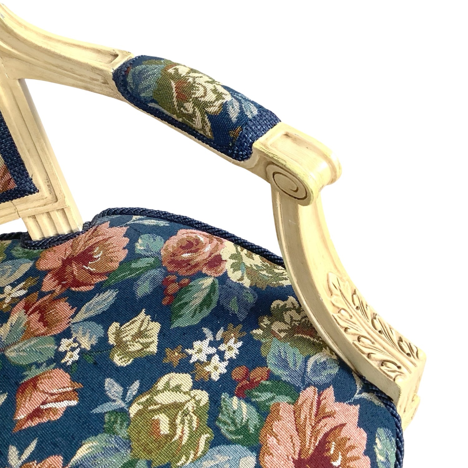 Louis XVI Style Provincial Fauteuil Armchair - image-9