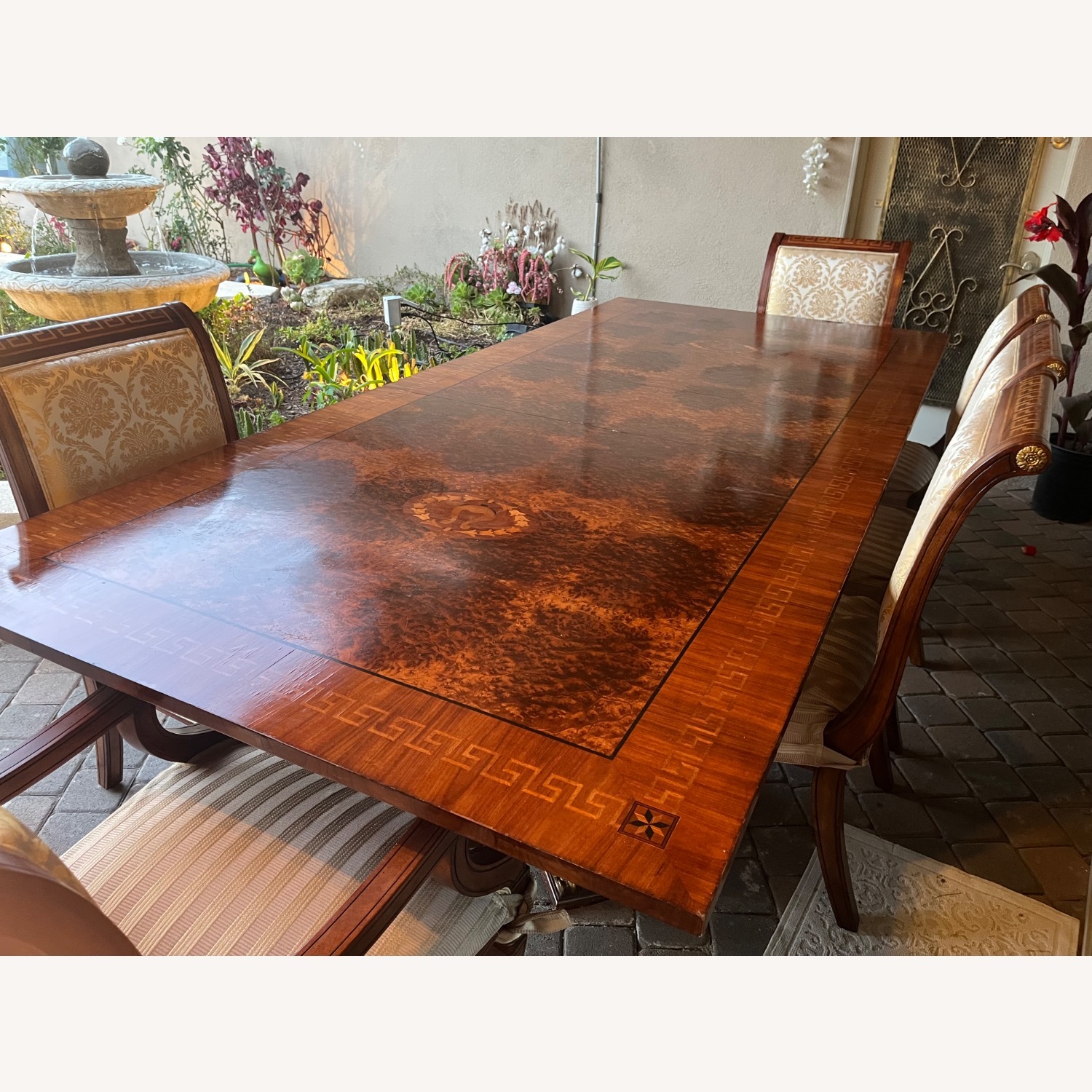 Vintage/Antique Dark Brown Dining Table - image-9