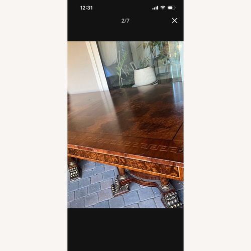 Used Vintage/Antique Dark Brown Dining Table for sale on AptDeco