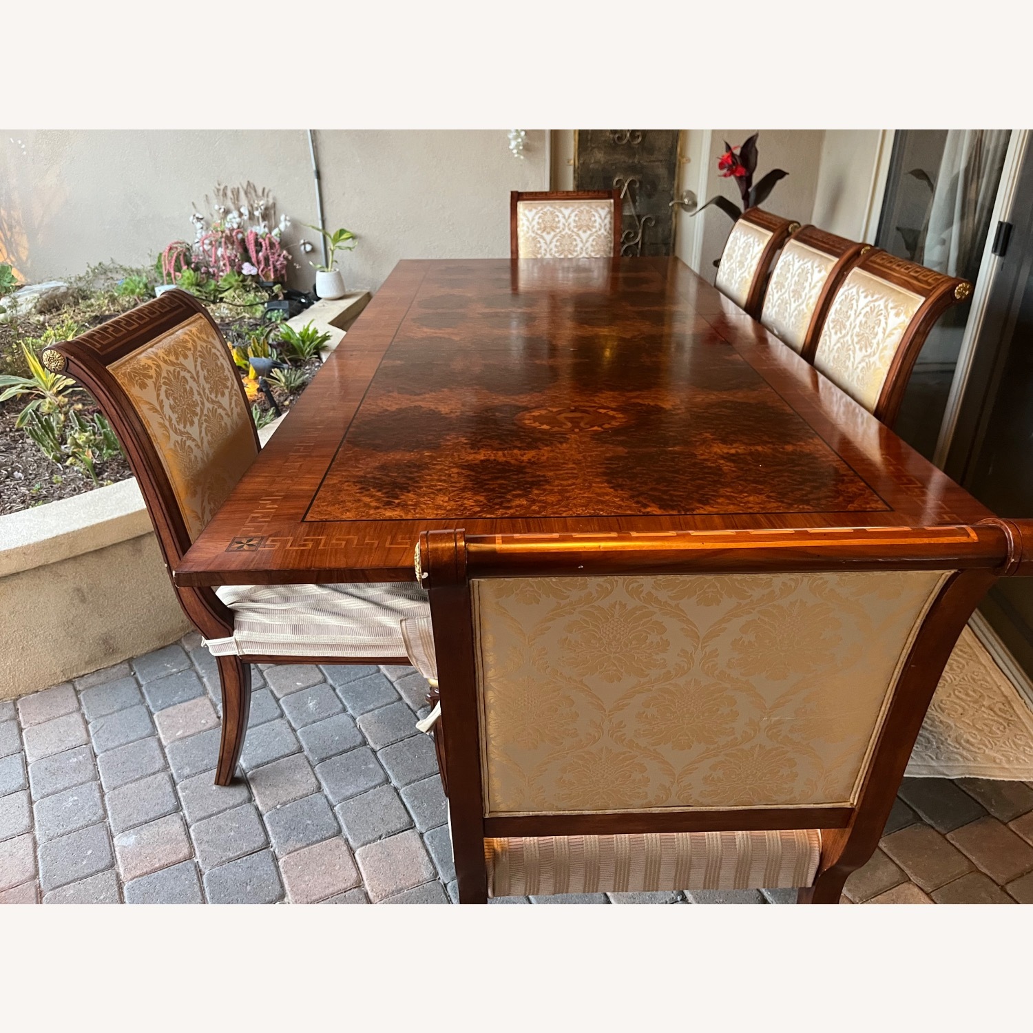 Vintage/Antique Dark Brown Dining Table - image-7