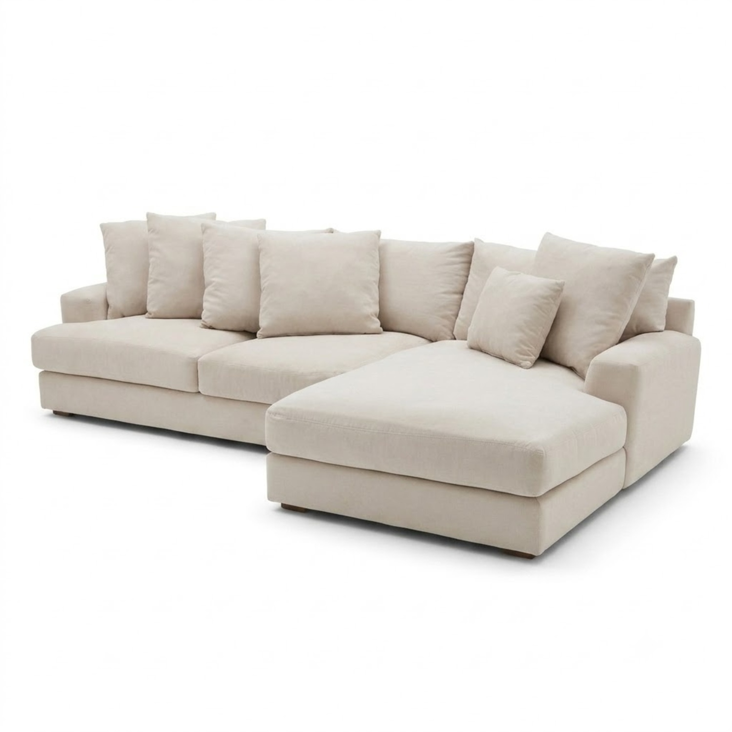 Z Gallerie Stella 2-Piece Chaise Sectional White - image-16