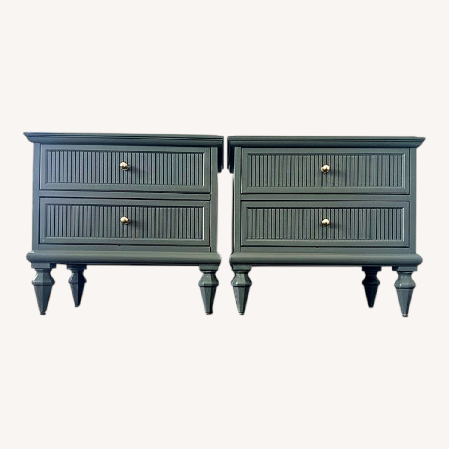 Mid Century Pair of Nightstands  - image-8