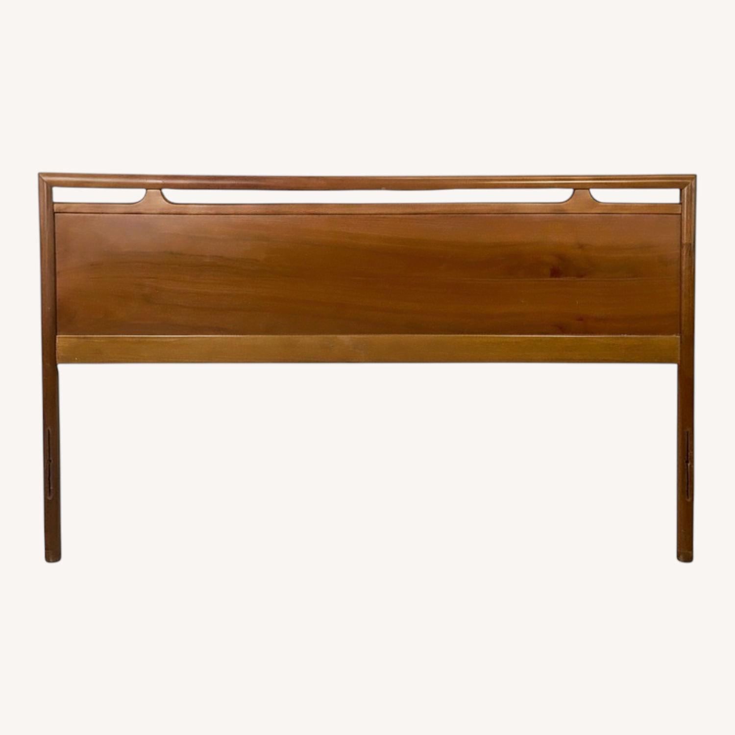MCM Walnut Headboard – Sculptural Cutout, Full - image-0