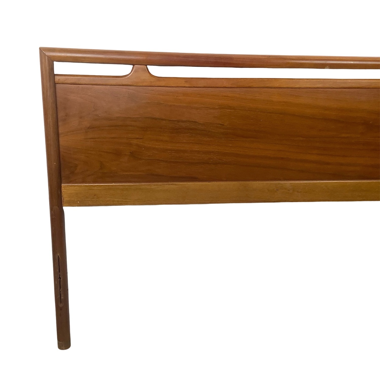 MCM Walnut Headboard – Sculptural Cutout, Full - image-2