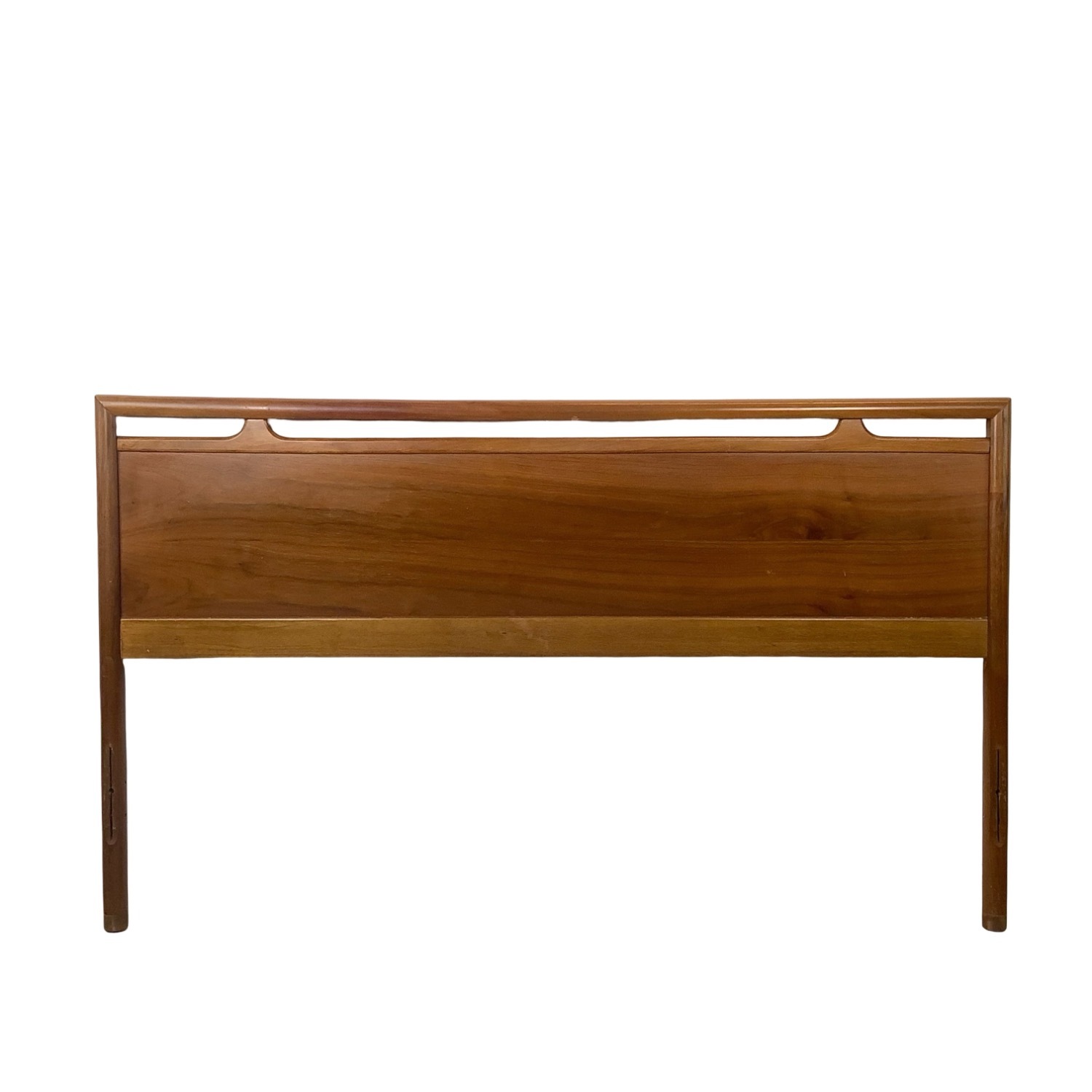 MCM Walnut Headboard – Sculptural Cutout, Full - image-1