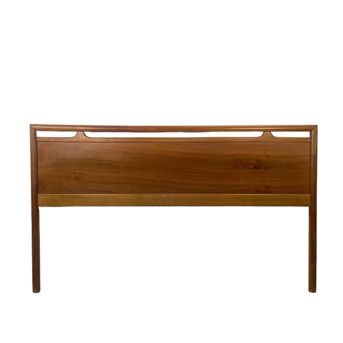 Used MCM Walnut Headboard – Sculptural Cutout, Full for sale on AptDeco