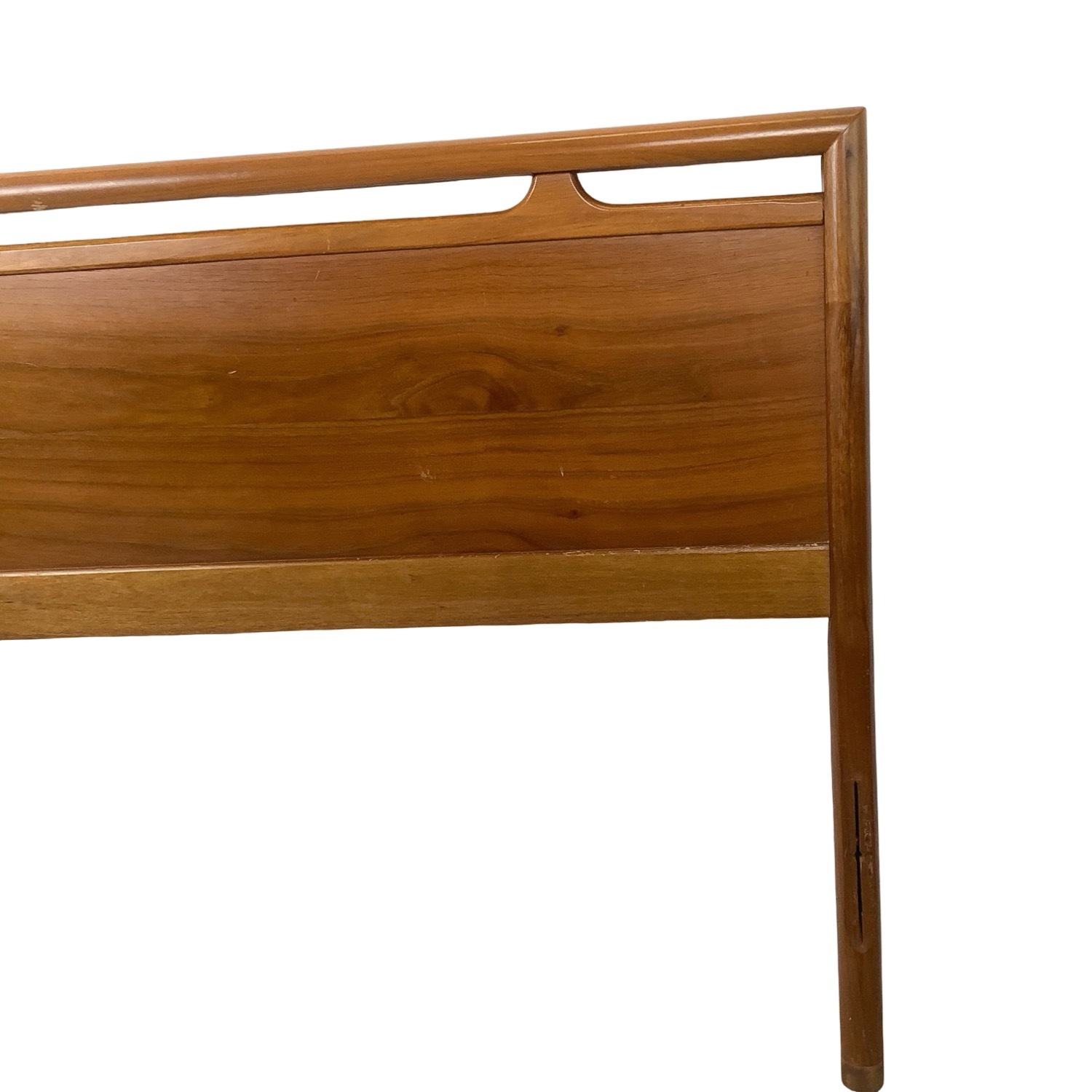 MCM Walnut Headboard – Sculptural Cutout, Full - image-3