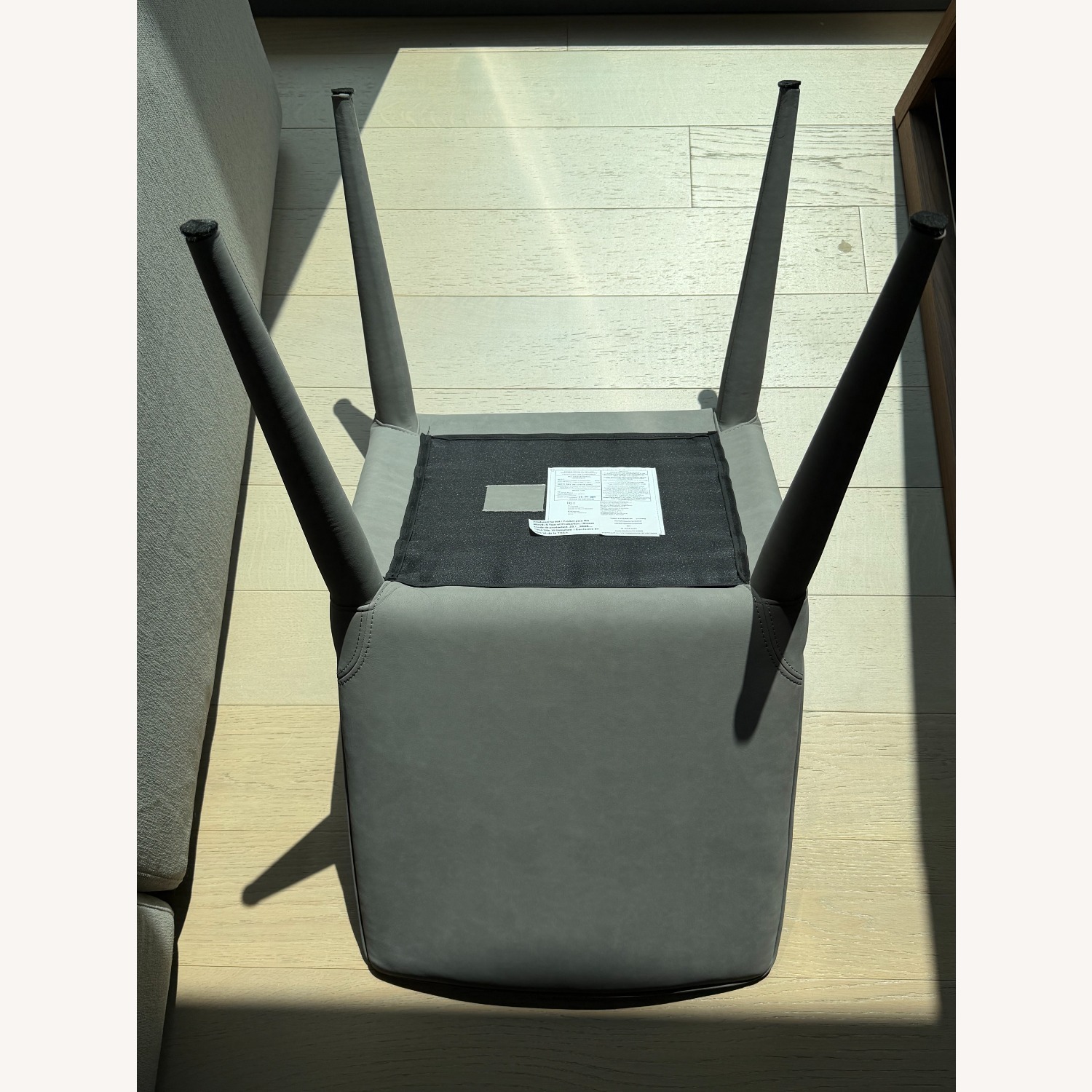 Restoration Hardware Nicola Track Dining Chair - Pewter - image-5