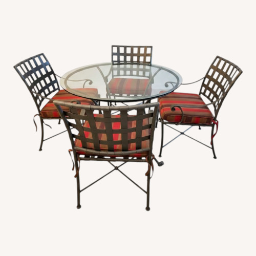 Used Glass Top Dining Table for sale on AptDeco