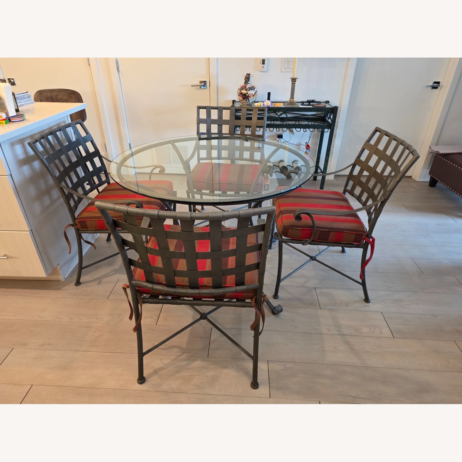 Glass Top Dining Table - image-1