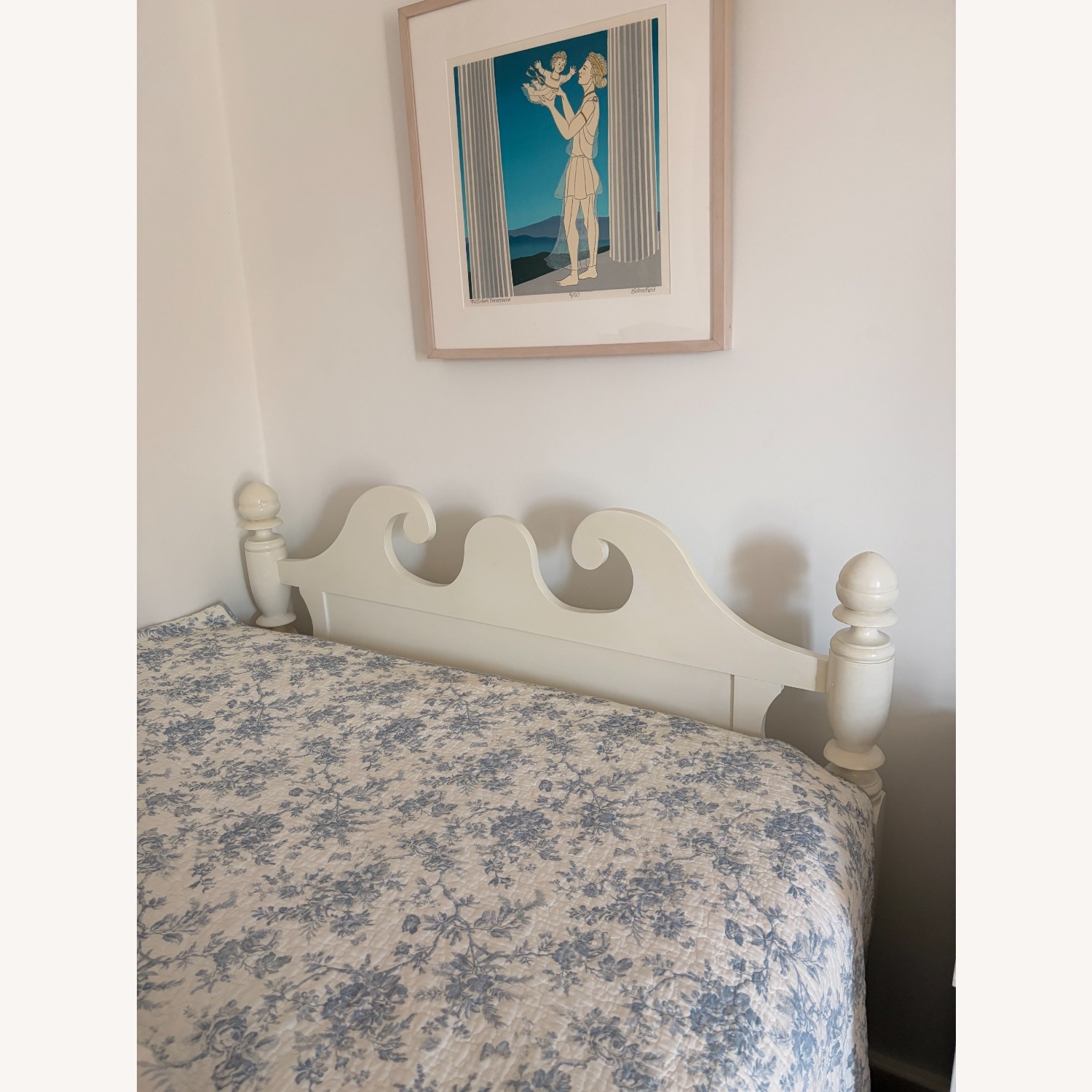 Antique 3/4 Size Bed - image-3