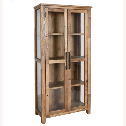 Used Perigold Emma Reclaimed Pine Cabinet for sale on AptDeco